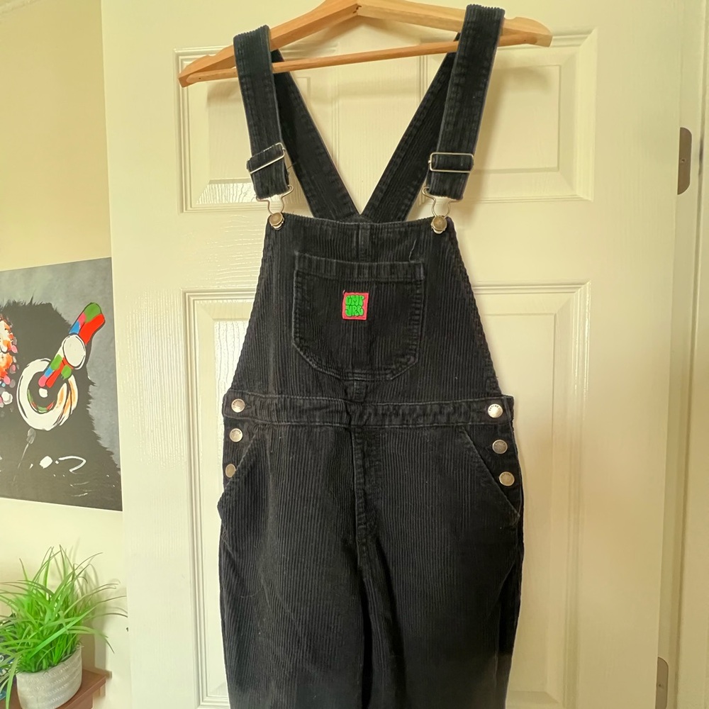 lightly worn empyre corduroy overalls